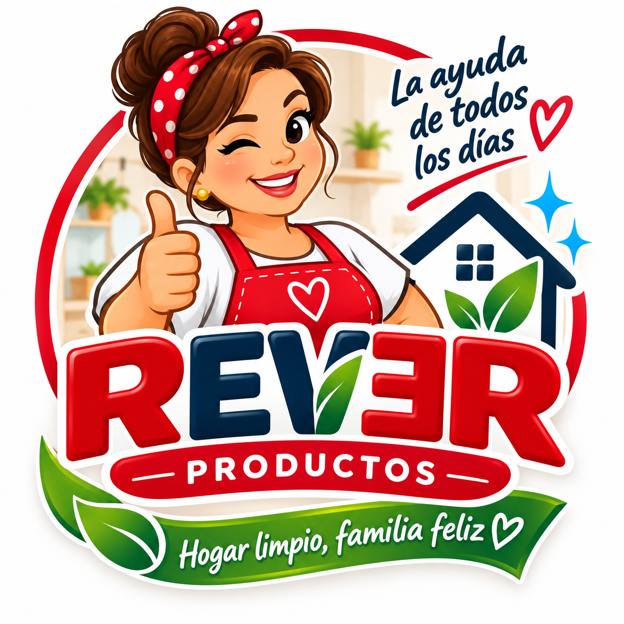 Logo REVER Productos - línea de productos de limpieza