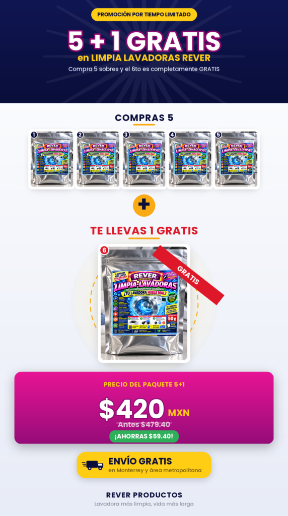 Paquete 5+1 gratis